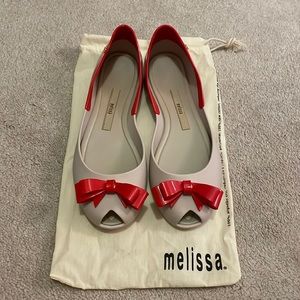 Melissa size 7 Jelly Flats